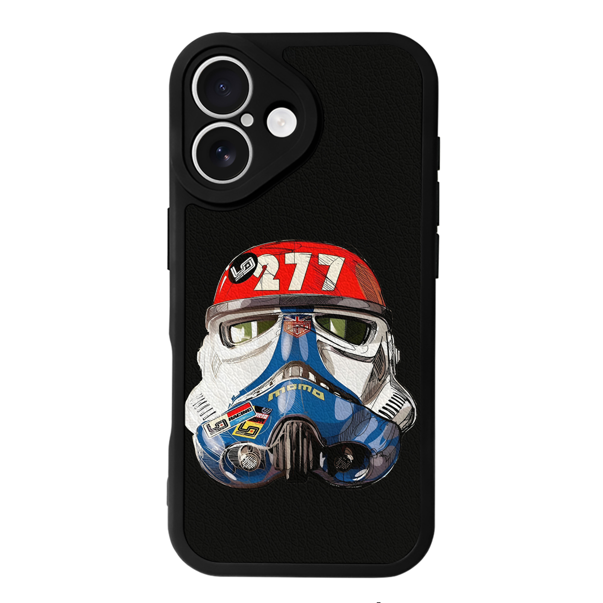 （画像用） スター・ウォーズ Star Wars 【iPhone 16シリーズ対応】シリコンスマホケース（レザー調） 材質：シリコン